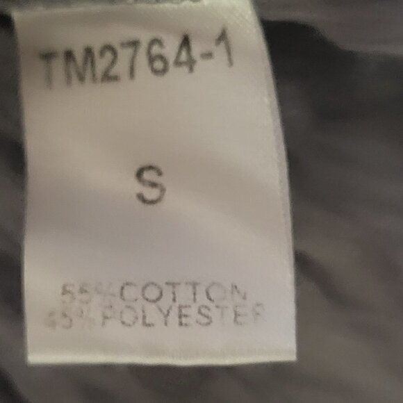 THML Scrunch Off The Shoulder Gray With Brown & Teal Embroidery Aztec Design Top - Picture 3 of 10